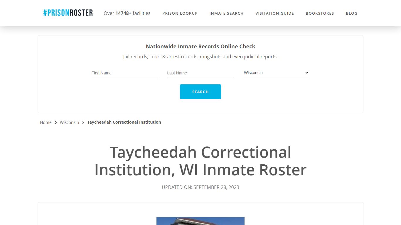 Taycheedah Correctional Institution, WI Inmate Roster - Prisonroster